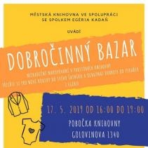 Dobročinný bazar 17.5.2019